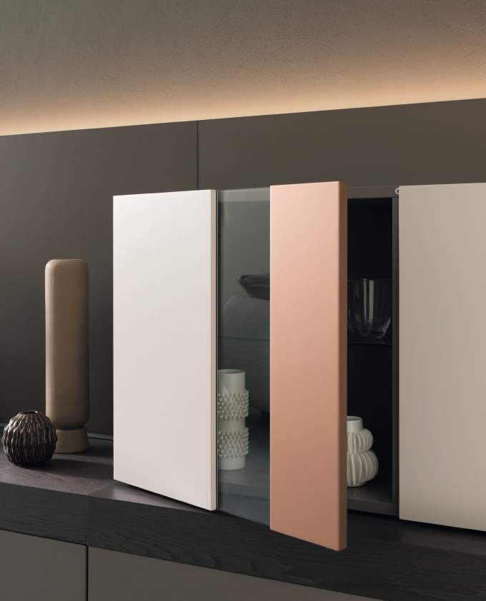 Presotto Wall Cabinet with Glass Door