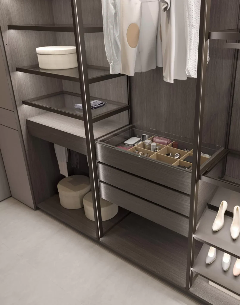 Presotto walk-in closet Technopolis Free design